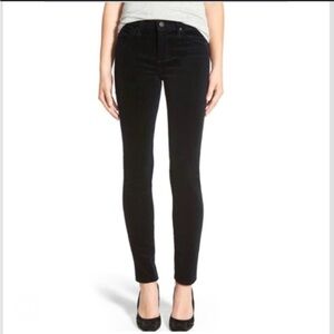 ADRIANO GOLDSCHMIED BLACK CORDUROY THE PREMIER SKINNY STRAIGHT ~ 29” INSEAM